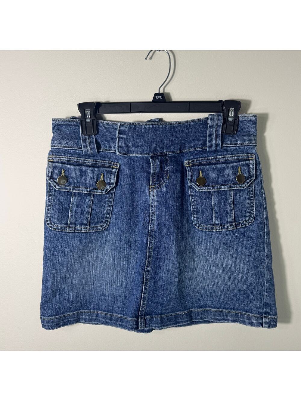 Vintage Y2K Banana Republic Mini Denim Jean Skirt Size 0